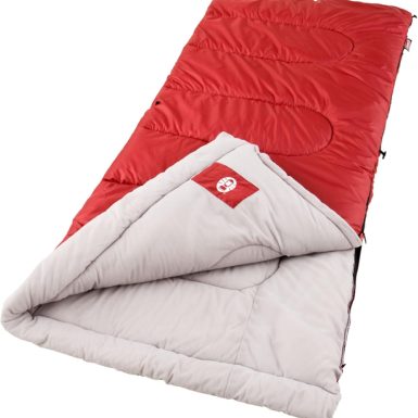 Coleman Palmetto 30⁰F Adult Sleeping Bag, Cool-Weather Sleeping Bag with Snag-Free Zipper & Soft Liner, Machine Washable